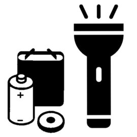 batterijen, lampen en zaklampen